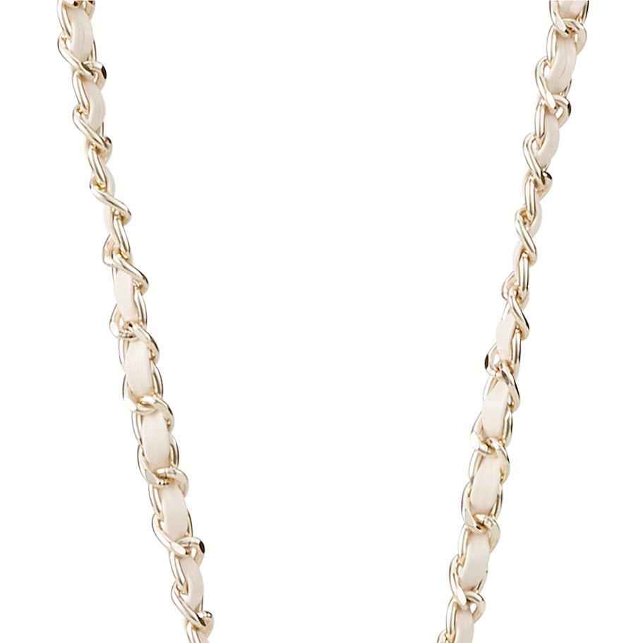 Case-Mate Crossbody Phone Strap (Gold Chain/Cream Leather)