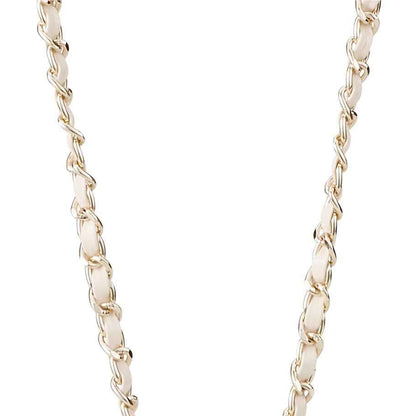 Case-Mate Crossbody Phone Strap (Gold Chain/Cream Leather)