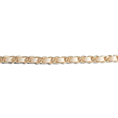 Case-Mate Crossbody Phone Strap (Gold Chain/Cream Leather)