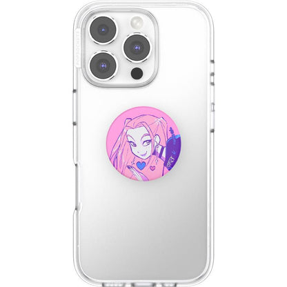 KPop Demon Hunters x PopSockets PopTop Adhesive and Chain Lite (Huntrix Mira)
