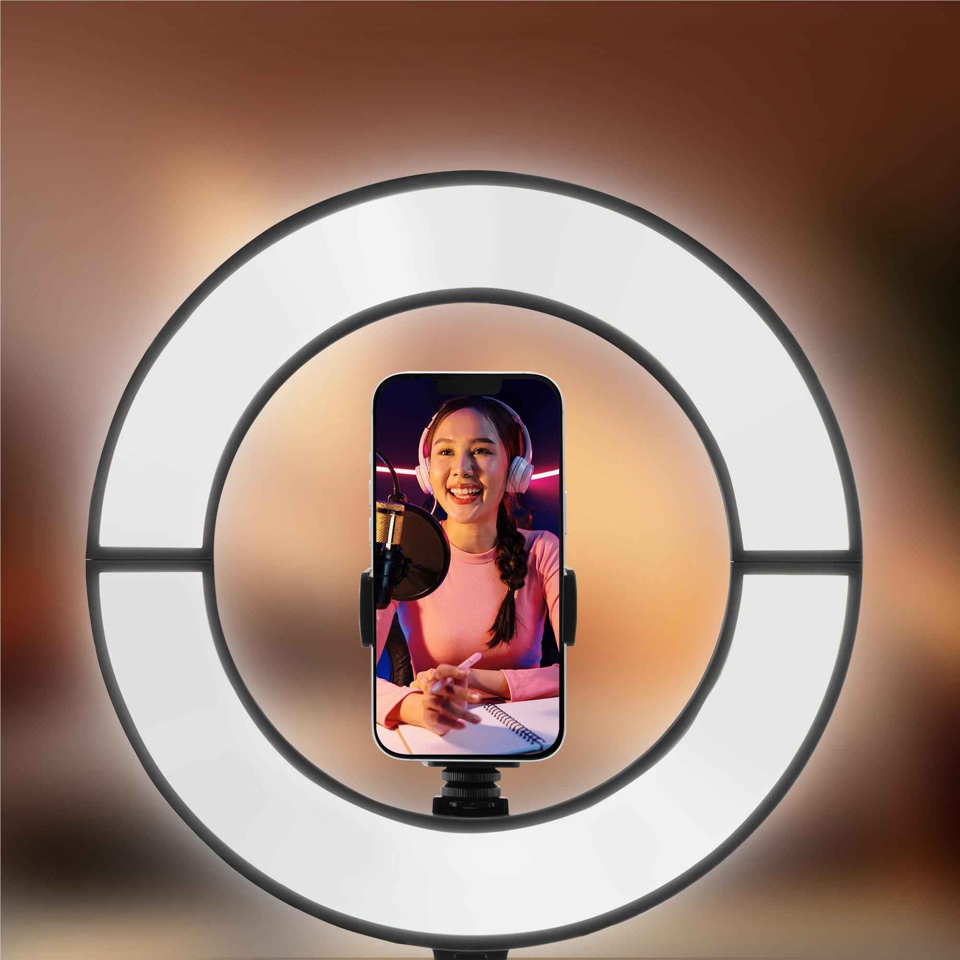 Influencer 12" RGBW Foldable Ring Light