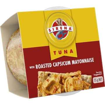 Sirena Tuna Roasted Capsicum Mayo Snacking 75g