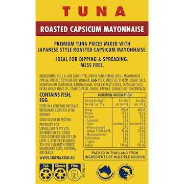 Sirena Tuna Roasted Capsicum Mayo Snacking 75g