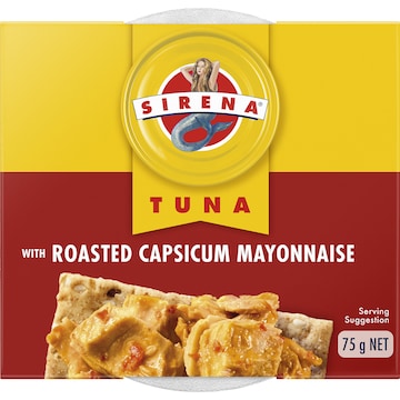 Sirena Tuna Roasted Capsicum Mayo Snacking 75g