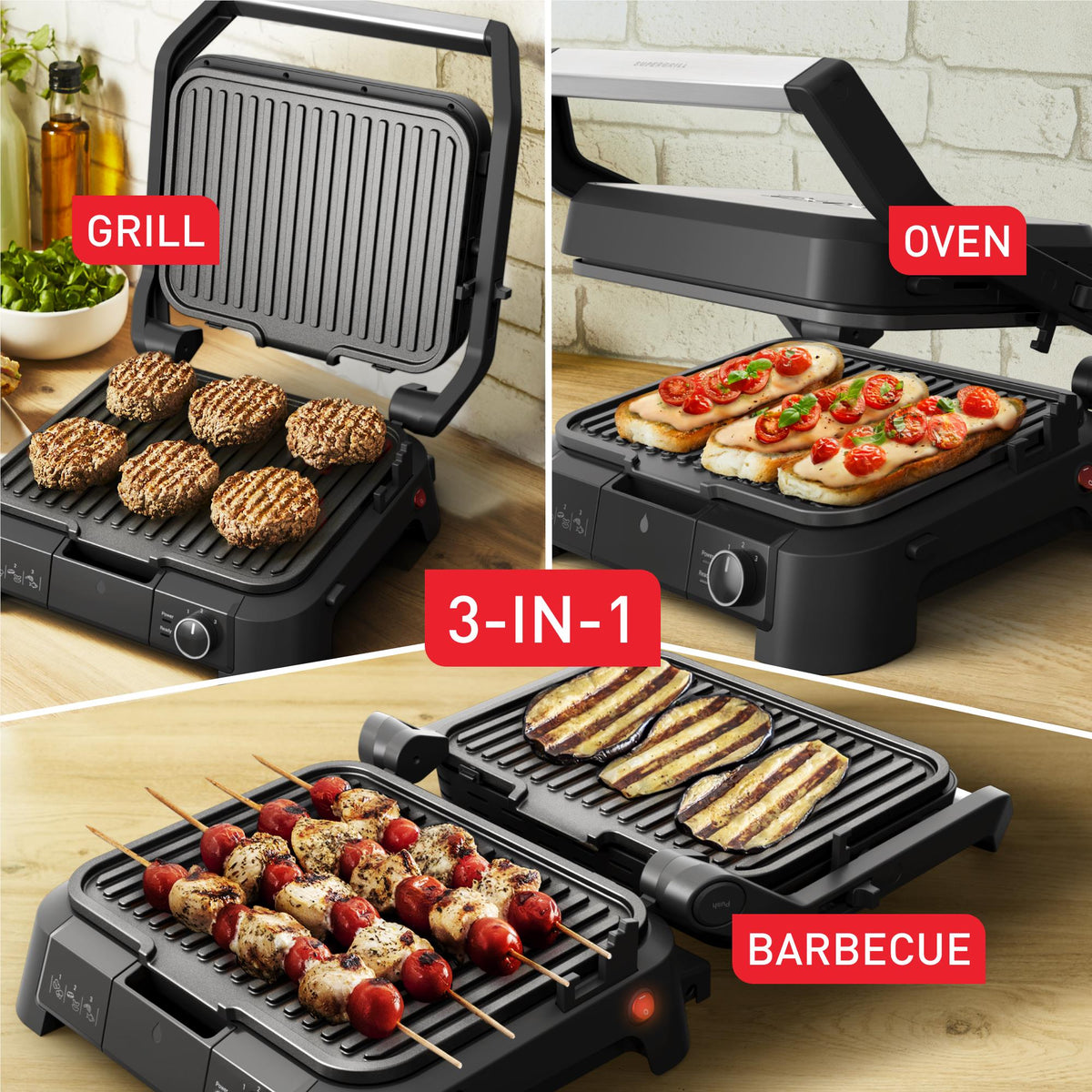 Tefal SuperGrill 3-in-1 Electric Grill