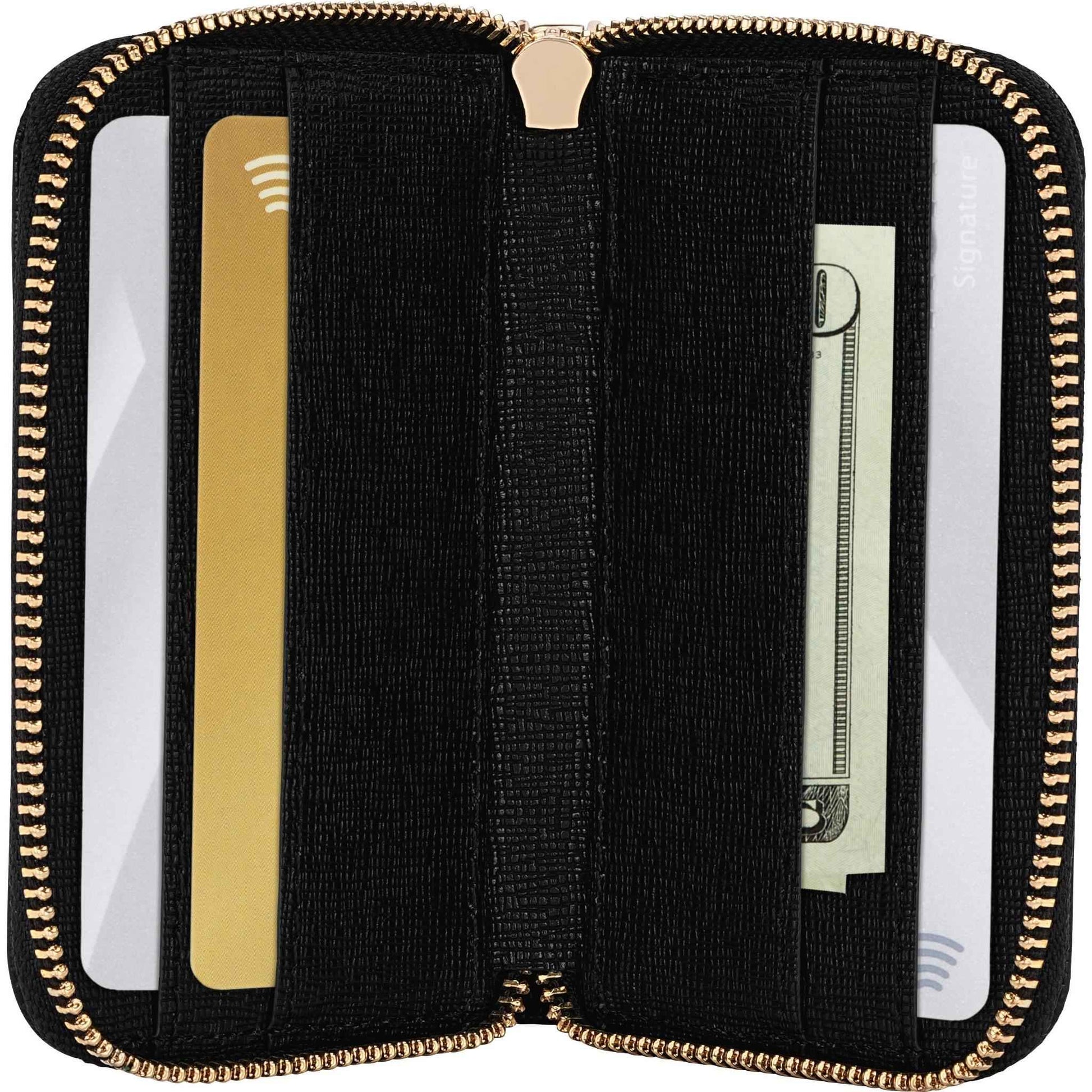 Kate Spade Devin Zip Magnetic Wallet (Black)