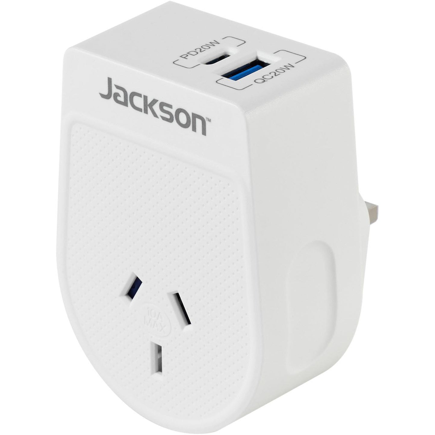Jackson MOVE Rapid Charge PD20W USB-C/A Outbound Travel Adaptor