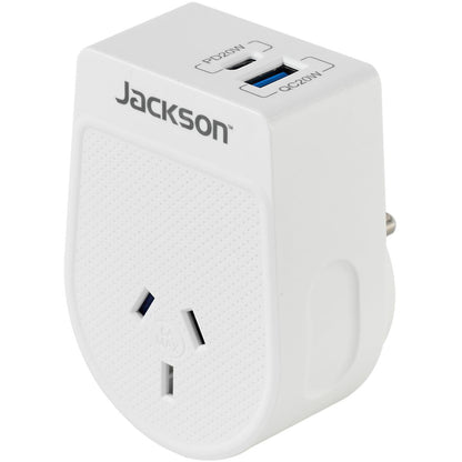 Jackson MOVE Rapid Charge PD20W USB-C/A Outbound Travel Adaptor