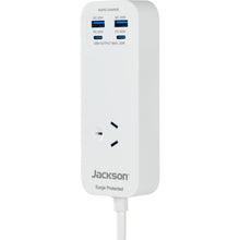 Jackson Rapid Charge PD20W USB-C & USB-A  Portable Powerboard (White)