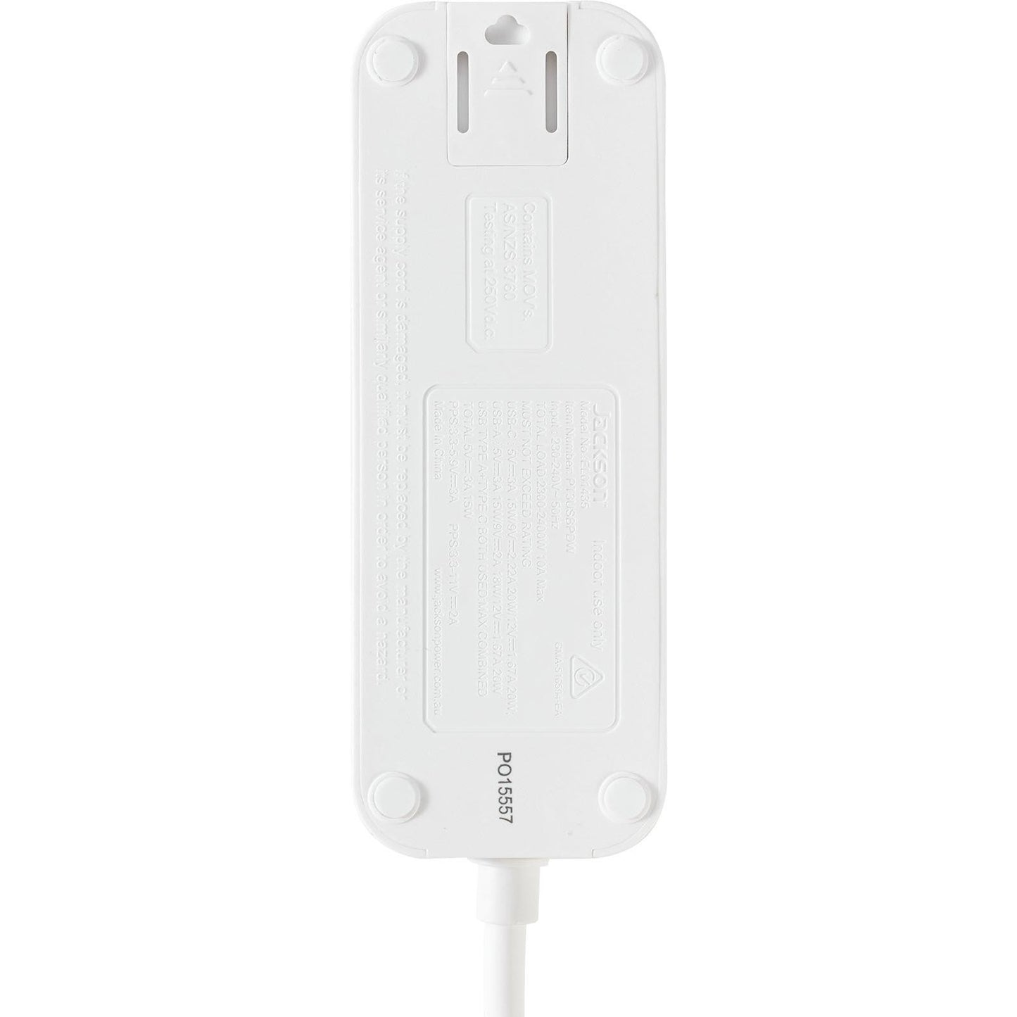 Jackson Rapid Charge PD20W USB-C & USB-A  Portable Powerboard (White)