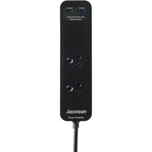 Jackson Rapid Charge 30W USB-C Compact 2 Outlet Powerboard (Black)