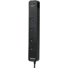 Jackson Rapid Charge 30W Dual USB-C 4 Outlet Powerboard (Black)