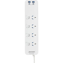 Jackson Rapid Charge PD20W USB-A & USB-C Switched 4 Outlet Powerboard