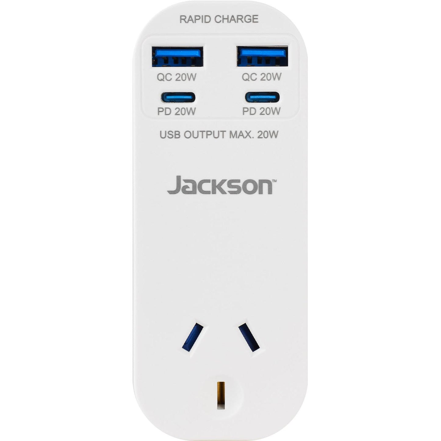 Jackson Rapid Charge PD20W USB-C / USB-A Wall Adaptor