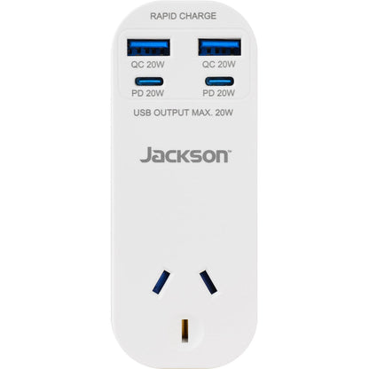 Jackson Rapid Charge PD20W USB-C / USB-A Wall Adaptor