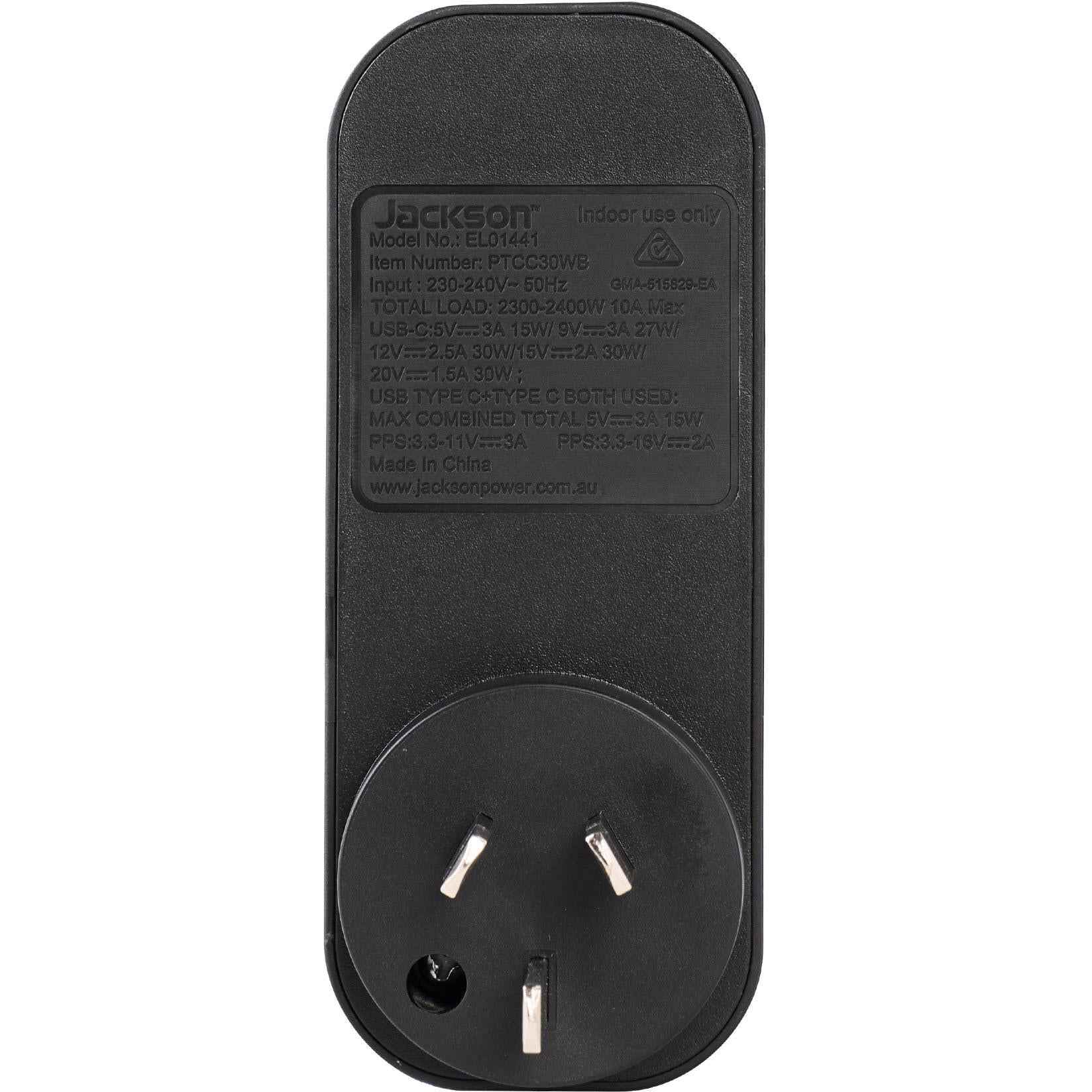 Jackson Rapid Charge PD30W USB-C Wall Adaptor