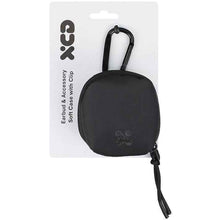 XCD Earbud  and Accessory Soft Case with Clip (Black)