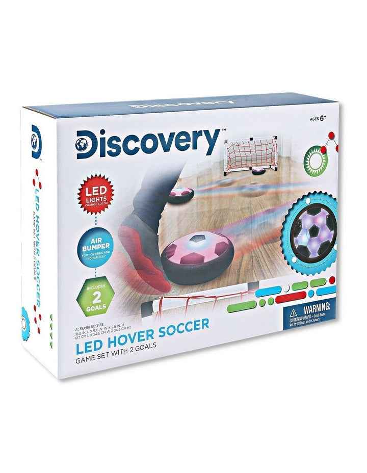 LED Air Soccer Ball Set with 2 Goals (6+ Years) in Multi