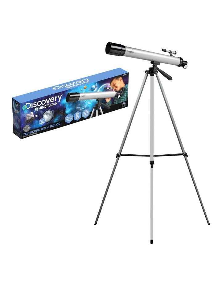 Telescope with Tripod, 50X and 100X Lenses, Adjustable Pan and Tilt