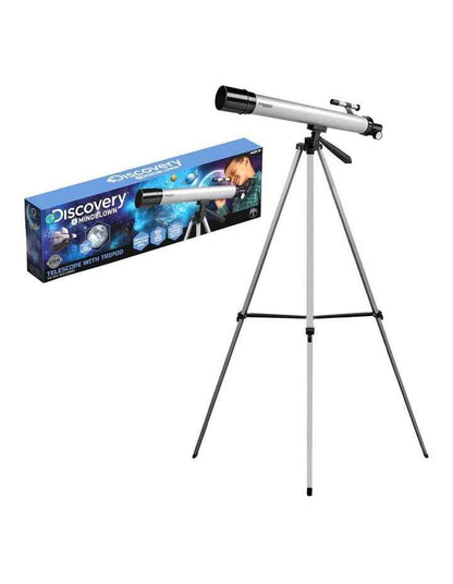 Telescope with Tripod, 50X and 100X Lenses, Adjustable Pan and Tilt