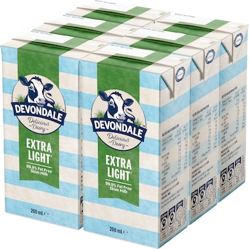 Devondale Skim Long Life Milk UHT 200mL x 6 pack