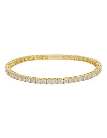 Selena 3mm Tennis Bracelet in Gold