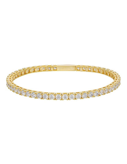 Selena 3mm Tennis Bracelet in Gold
