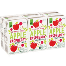 Woolworths Apple Raspberry Fruit Poppers 250mL x 6 pack