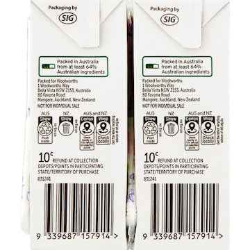 Woolworths Apple Raspberry Fruit Poppers 250mL x 6 pack