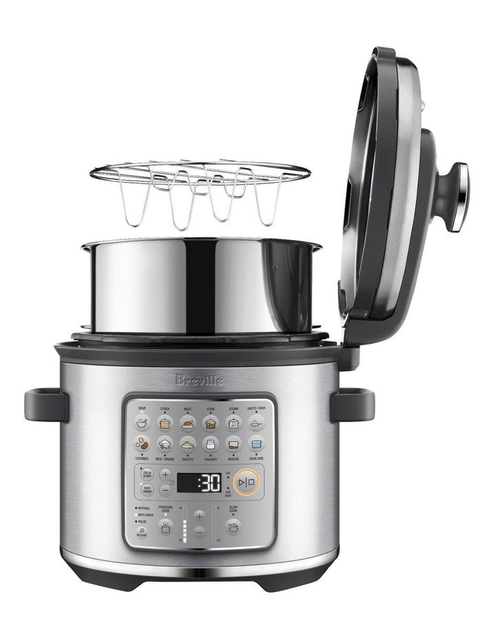 The Fast Slow Go Brushed Cooker BPR680BSS in Stainless Steel