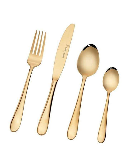 Albany Cutlery Set 24 Piece in Gold
