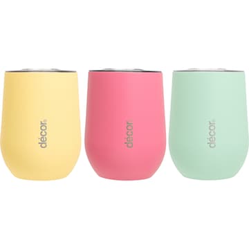 Decor Wine & Coffee Travel Cup Insulated Assorted 350mL each