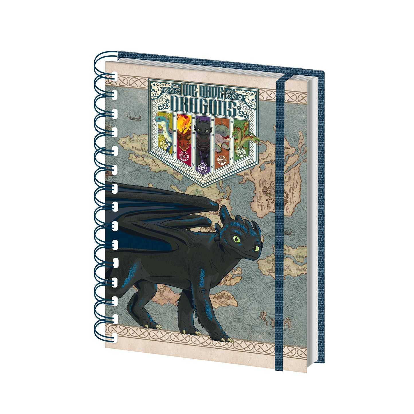 How To Train Your Dragon - Map Wiro Notebook