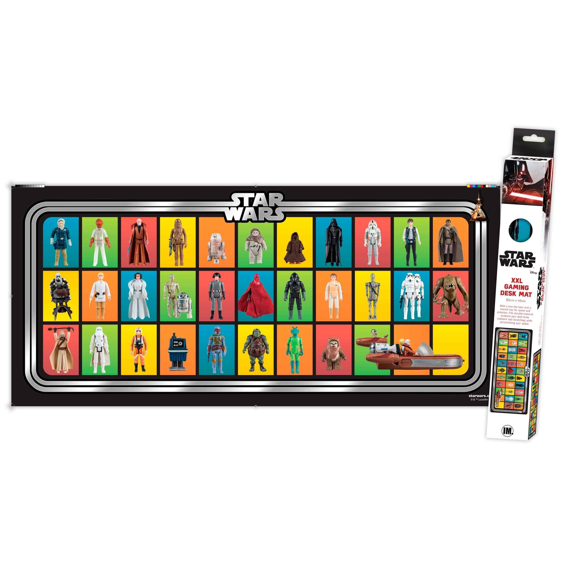 Star Wars - Action Figure XXL Gaming Desk Mat