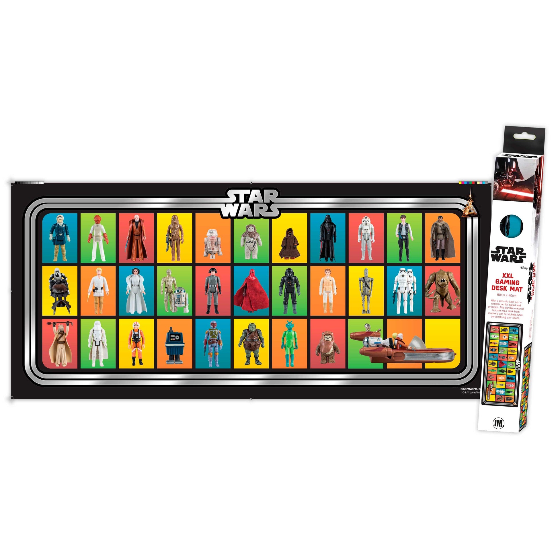 Star Wars - Action Figure XXL Gaming Desk Mat
