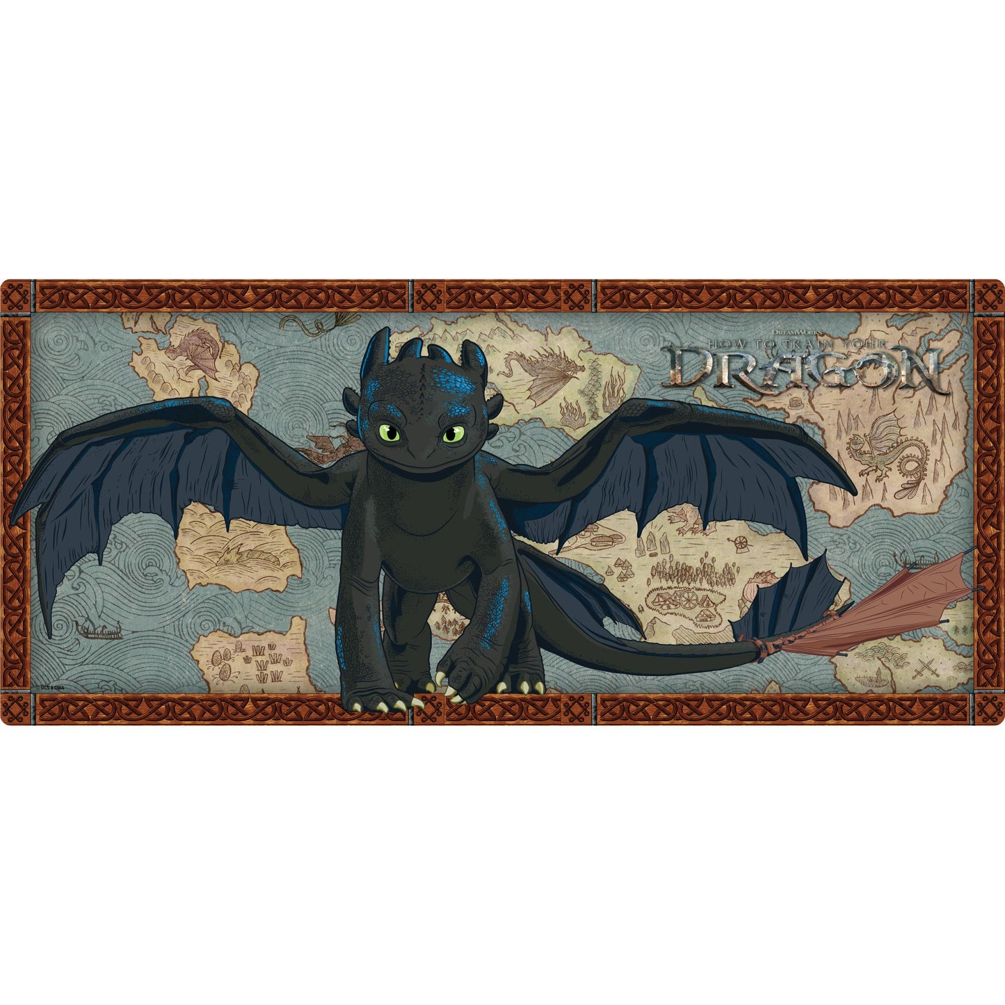 How To Train Your Dragon - Toothless XXL Gaming Desk Mat