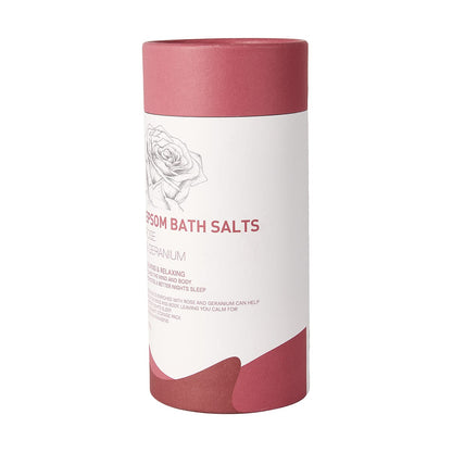 Epsom Bath Salts 750g - Rose and Geranium