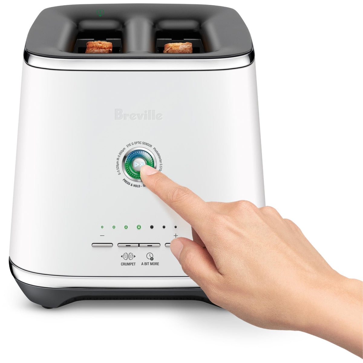 Breville the Eye Q Auto 2 Slice Toaster (Sea Salt)