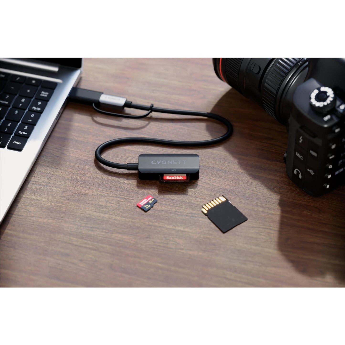 Cygnett Unite USB-C to SD  Micro SD Adapter
