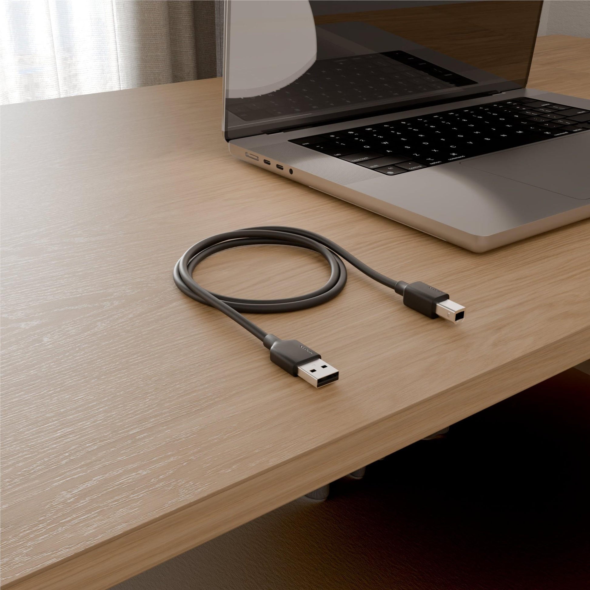 Alogic Elements USB-A Male to USB-B Male Cable USB 2.0 (2m)