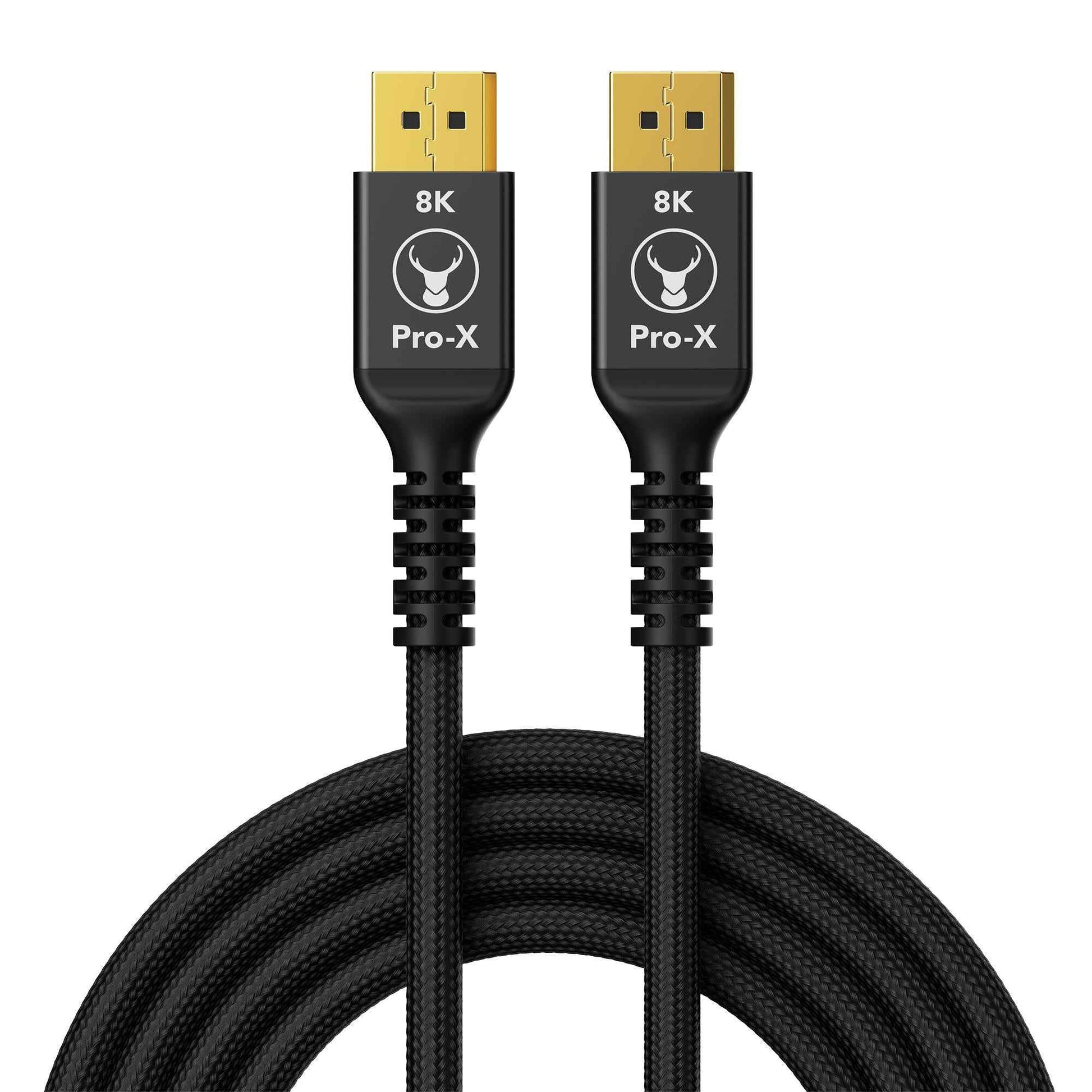 Bonelk Pro-X Long-Life DisplayPort to DisplayPort Cable 2.5m (Black)