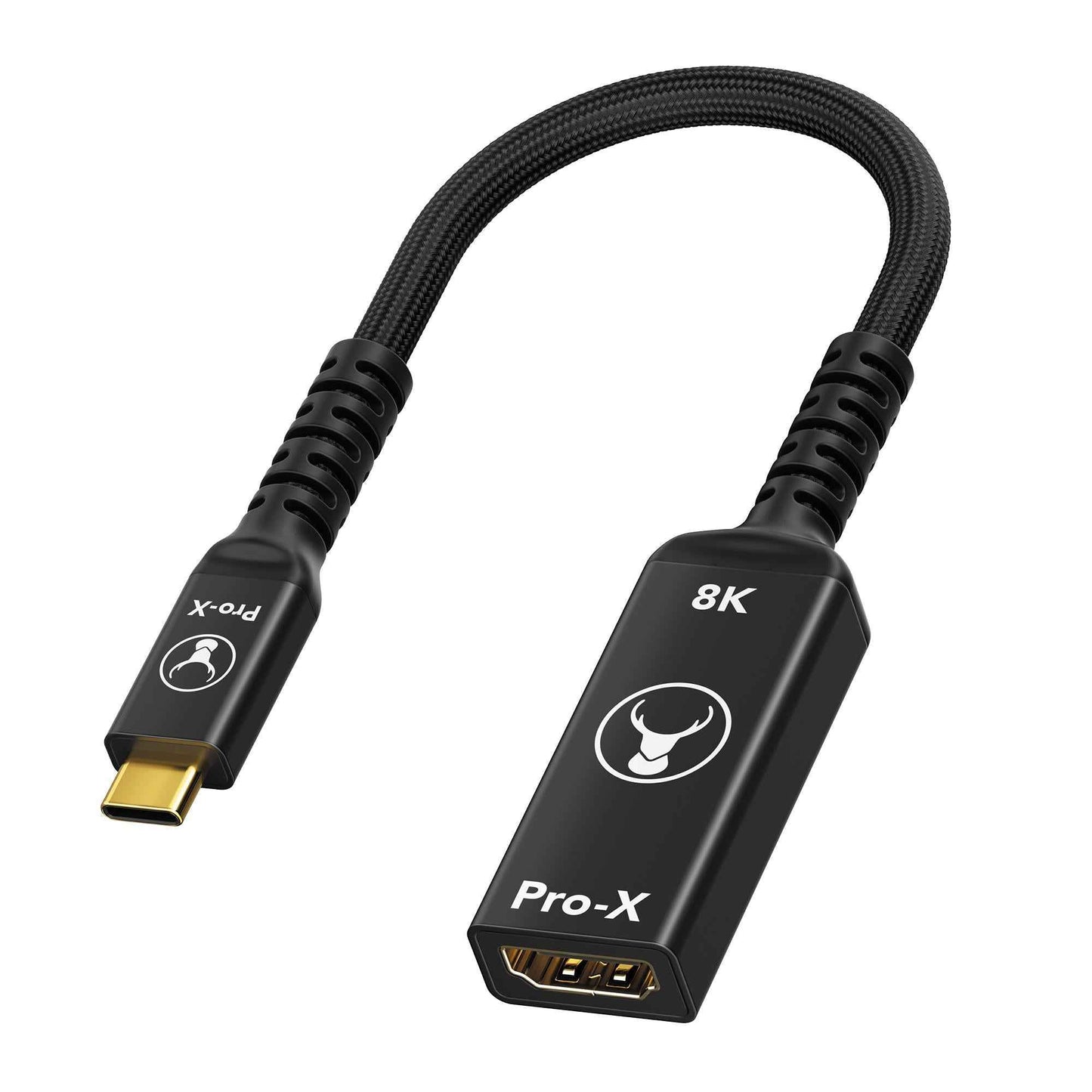Bonelk Pro-X Long-Life USB-C to HDMI Adapter 0.15m (Black)
