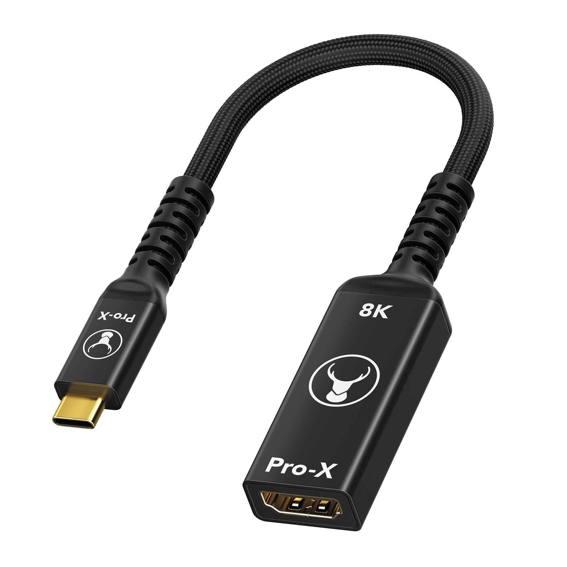 Bonelk Pro-X Long-Life USB-C to HDMI Adapter 0.15m (Black)