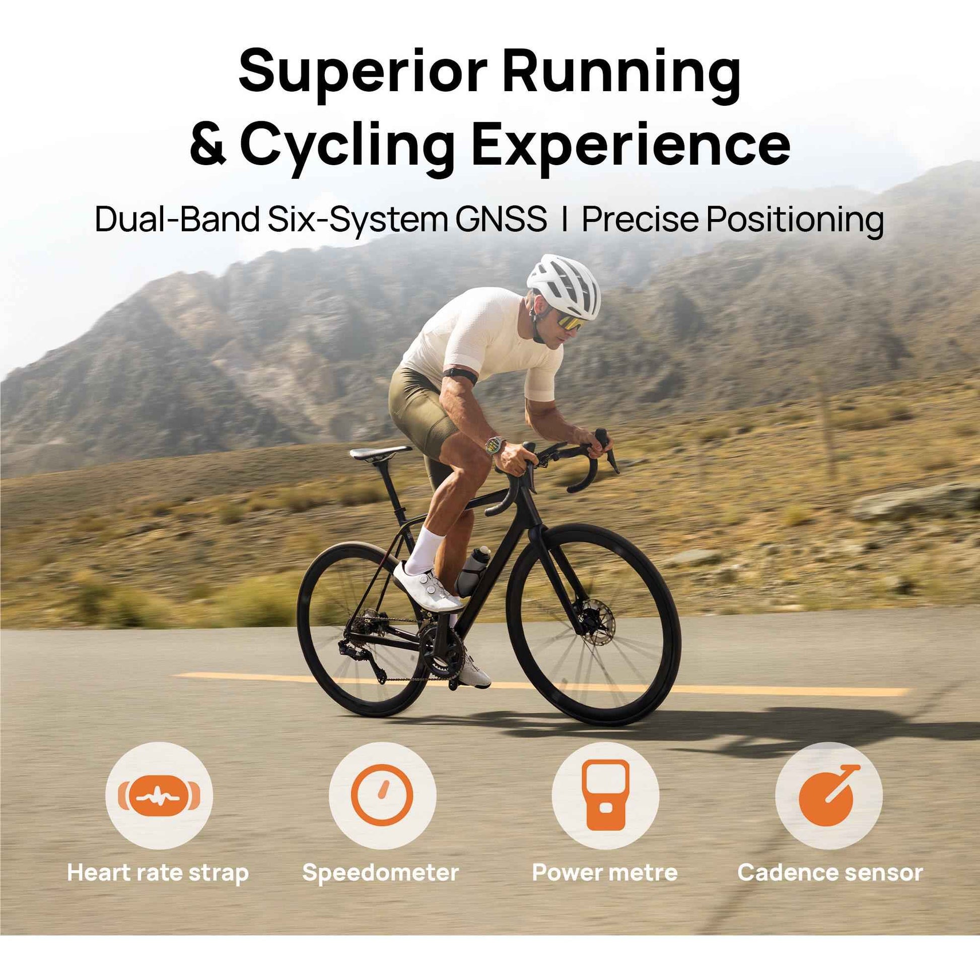 Huawei Watch GT 6 46mm (Black Fluoroelastomer Strap)