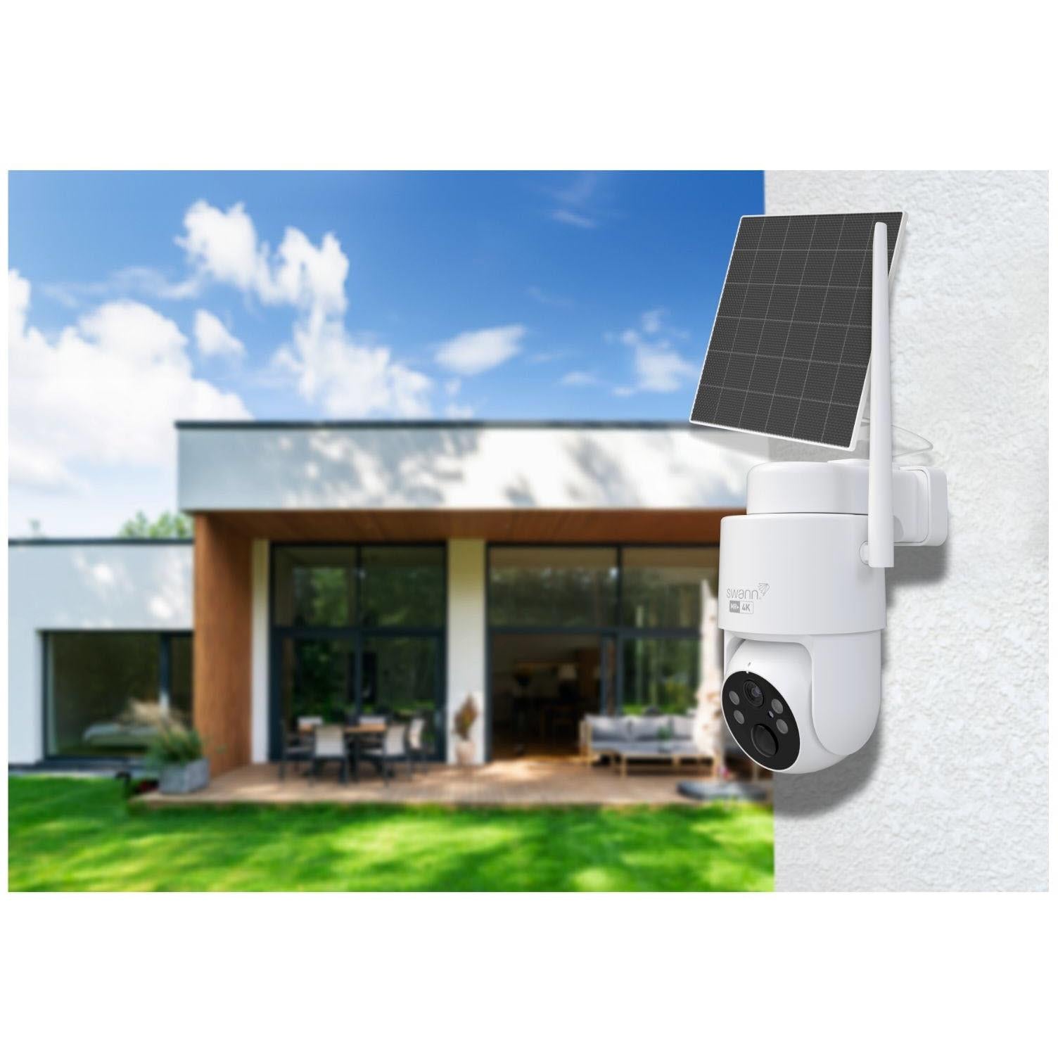 Swann MaxTrak 4K AI Auto Tracking Long Range Add-On Security Camera w/Solar
