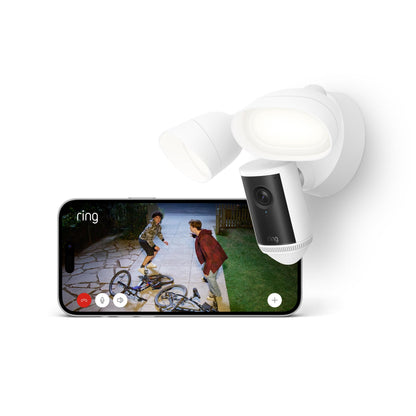Ring Floodlight Cam Pro(2nd Gen) Wired Security Camera (White)