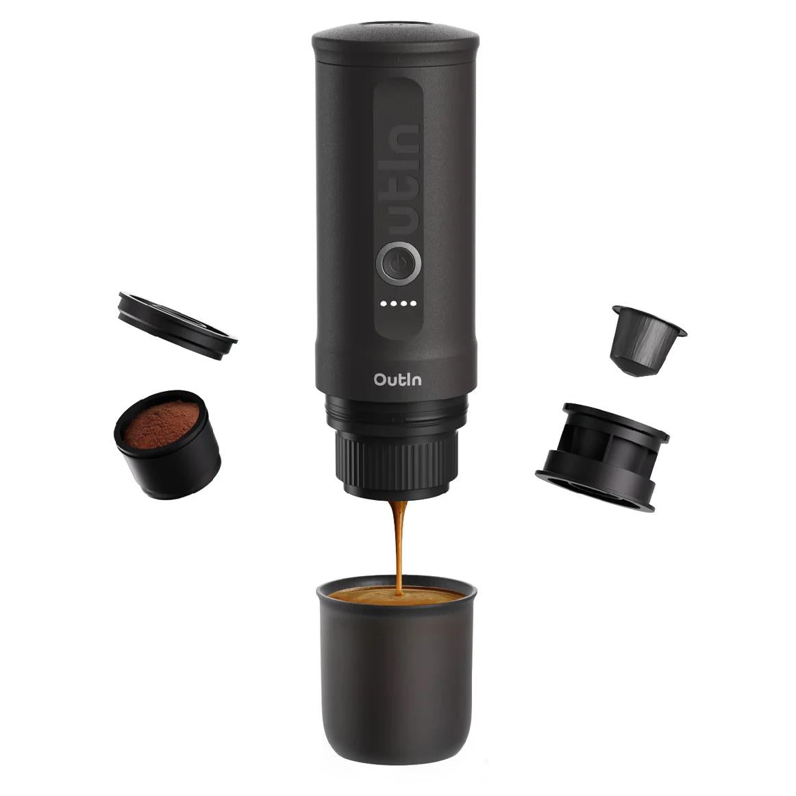 Outin Nano Portable Espresso Maker (Space Grey)