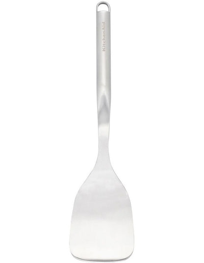 Stainless Steel Soild Turner in SIlver