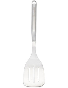 Stainless Steel Slotted Turner in Silver