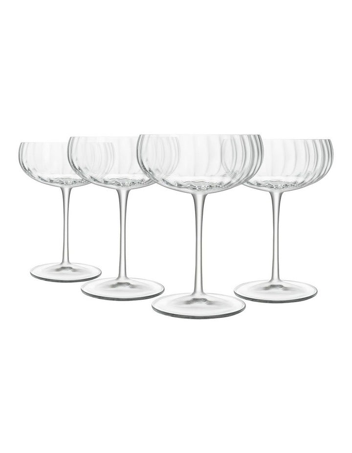 Optica Champagne Coupe 300ml 4 Pack